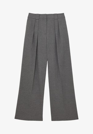 Reiss PLEATED - Nohavice - grey