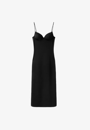 Stradivarius, SHAPEWEAR FITTED DRESS - Maxi-jurk - black