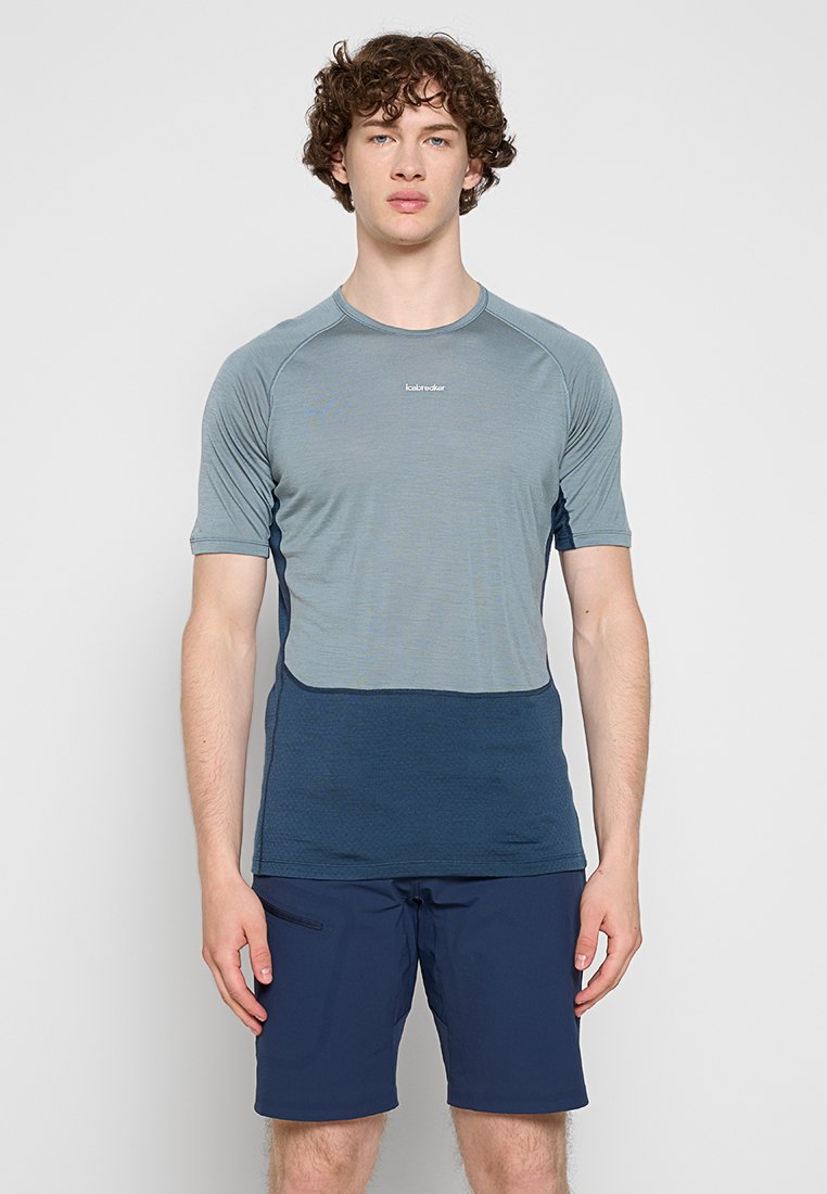 Icebreaker Sport T-shirt blauwgrijs Icebreaker Sport T-shirt blauwgrijs