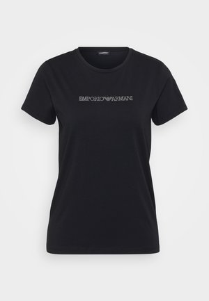 CREW NECK - Pyžamový vrchný diel - black beauty