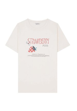 Scalpers STRAWBERRY TEE - T-shirt imprimé - off white
