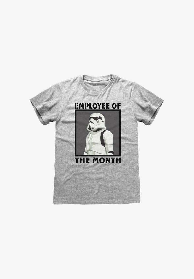 Henry Tiger STAR WARS EMPLOYEE OF THE MONTH - Camiseta estampada - heather grey