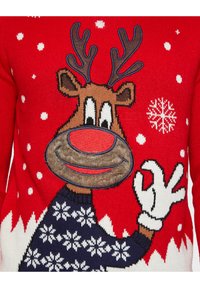Threadbare THREADBARE WEIHNACHTS REINDEER - Trui - red