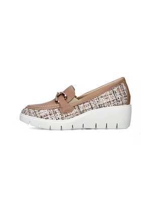 Scarpe senza lacci - camel