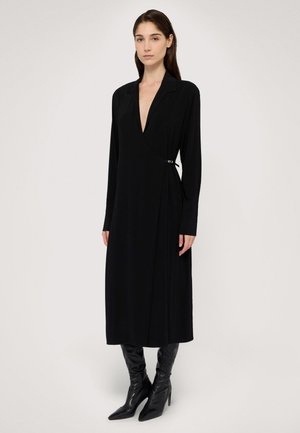 CON FIBBIE - Vestito casual - black milano