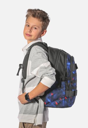 SET - School bag - blau