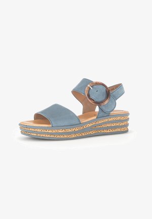 Gabor Platform sandals - blau