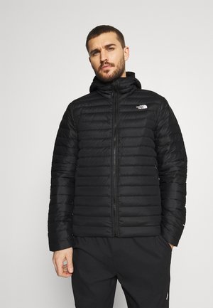 STRETCH HOODIE - Daunenjacke - black