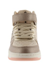 Victoria Shoes TIEMPO MID GLITTER ELASTIC - Scarpe primi passi - platino