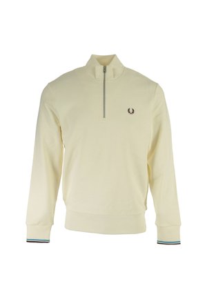 HALF ZIP - Sweatshirt - ecru white