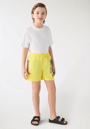 Terranova, SLIP  STAMPA - Shorts da mare - giallo limone