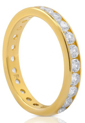 MEMOIRE RING ZIRKONIA - Ring - gelbgoldfarben