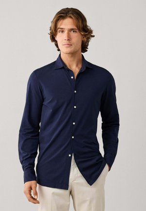 Façonnable, FAÇONNABLE SHIRT CLSP STRETCH JERSEY - Chemise - marine blue
