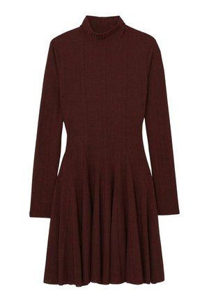 REGULAR FIT SAVANNAH FLARED MINI - Džemperkleita - burgundy