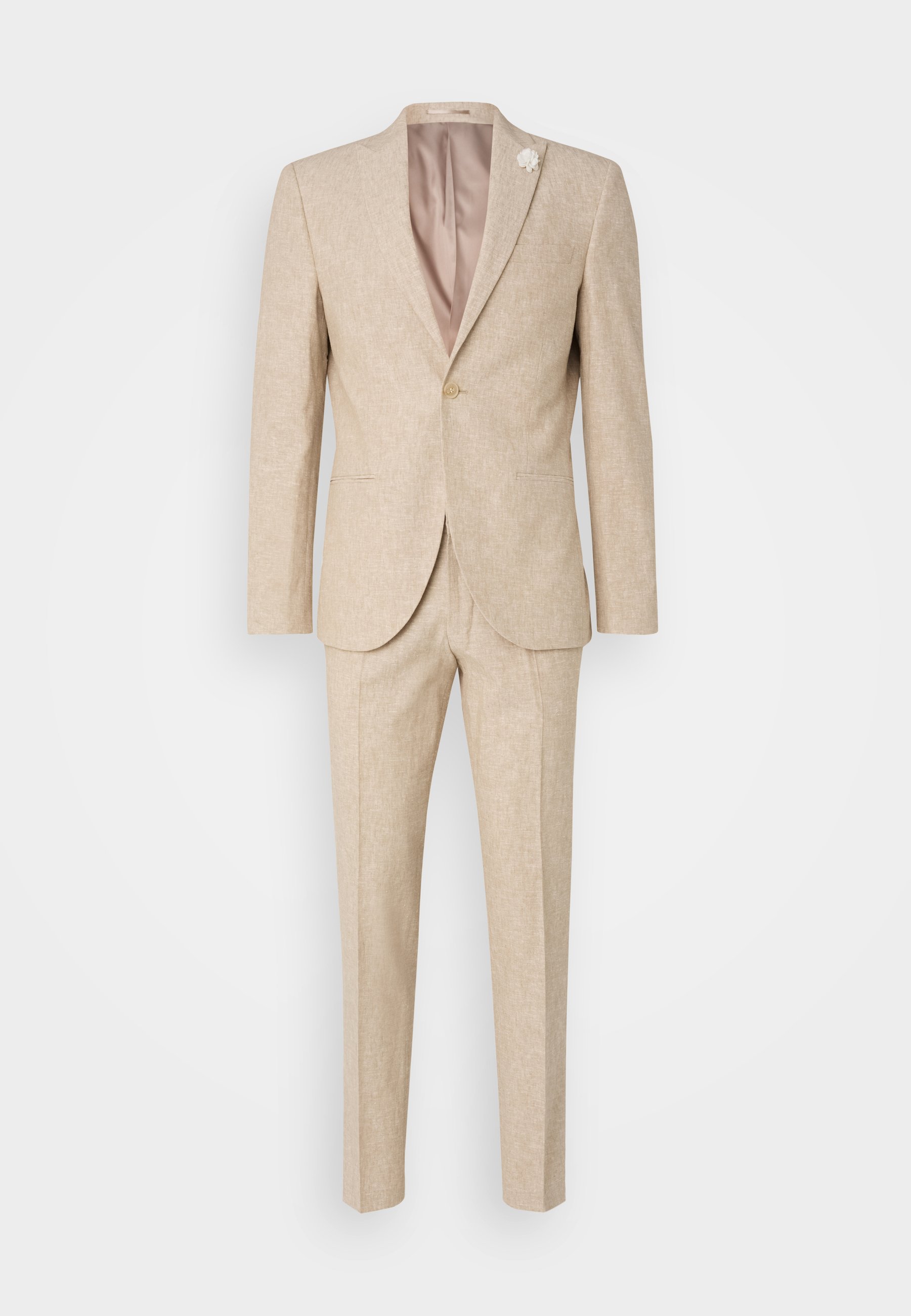 Isaac Dewhirst THE WEDDING SUIT LOOK PEAK Suit sand