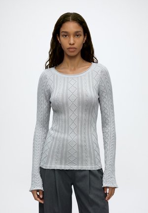Free People, SO SOFT SEAMLESS CABLE - Блуза с дълги ръкави - heather grey
