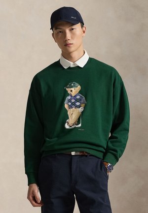 RELAXED FIT POLO BEAR SWEATSHIRT - Φούτερ - moss agate