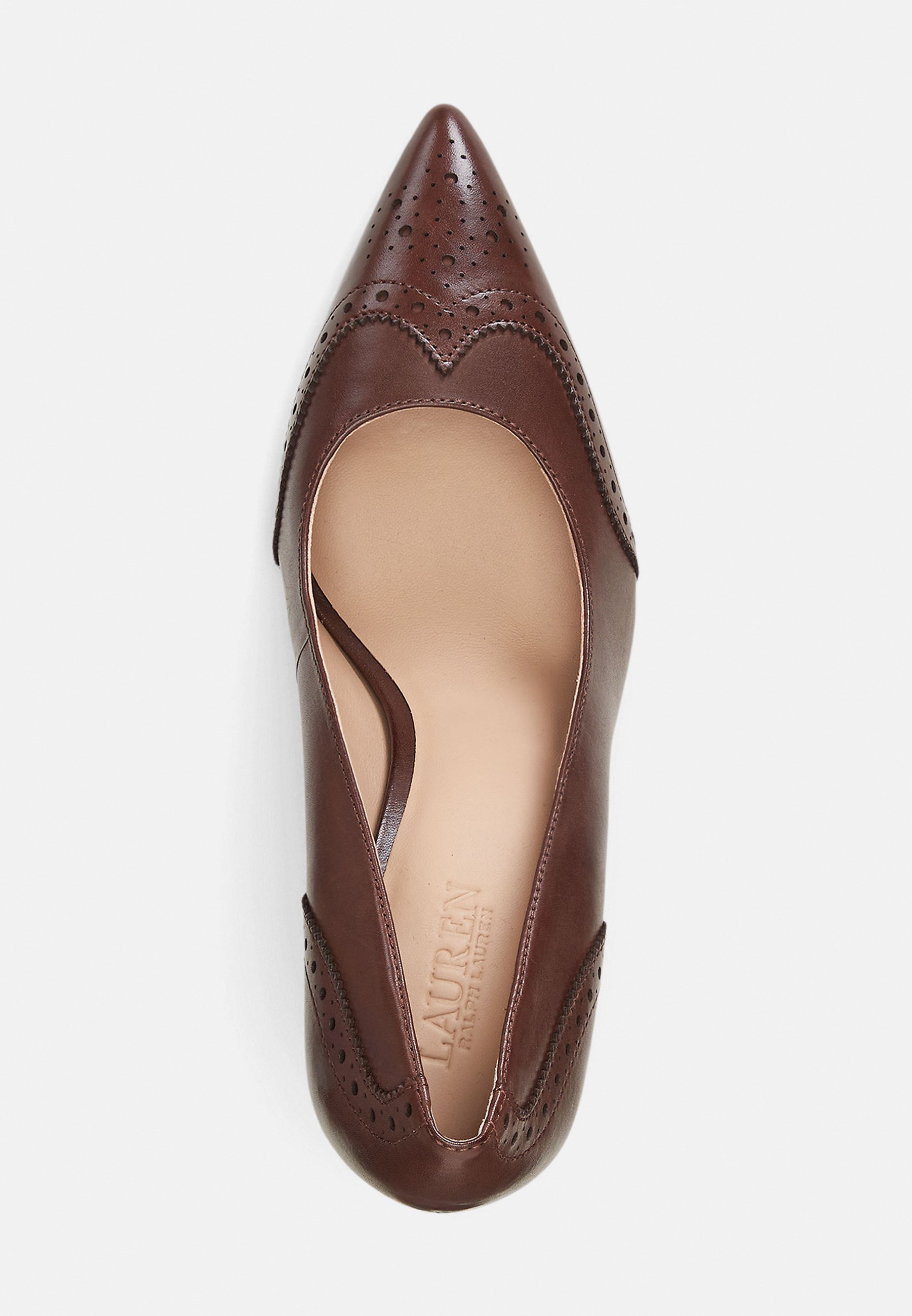 Lauren Ralph Lauren LYNDEN BURNISHED LEATHER PUMP - Classic heels