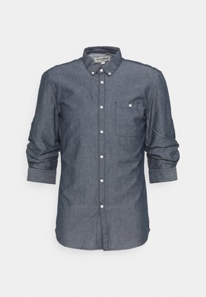 FIXED TURN UP - Shirt - navy/white