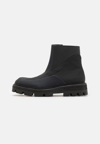 ARAS PATCHWORK BOOT UNISEX - Platform ankle boots - black