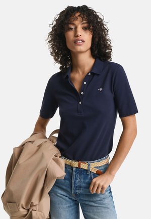 GANT SLIM FIT - Polo - evening blue