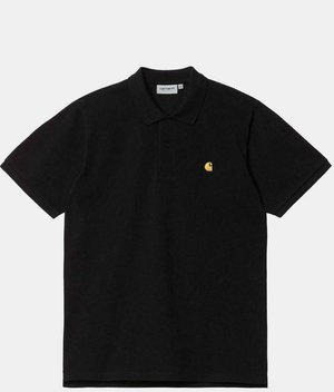 Carhartt WIP CHASE - Polokošeľa - black   gold