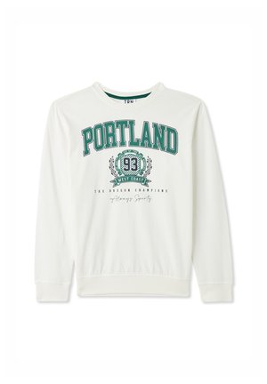 Terranova CON STAMPA STILE COLLEGE - Felpa - bianco lana