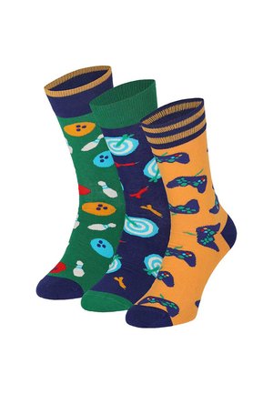 Yuhu, HERREN SOCKEN 3ER PACK - Socks - gelb
