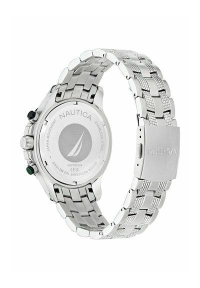 Orologio Da Uomo Nivada Grenchen In Argento Con Cinturino In Acciaio F77 Black With Date 69000a77 37mm Automatic