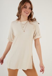 LELA Slim Fit - Palaidinė - stone colored