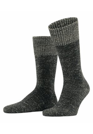 MULTICOLOUR BOOT WITH PATTERN - Socken - black