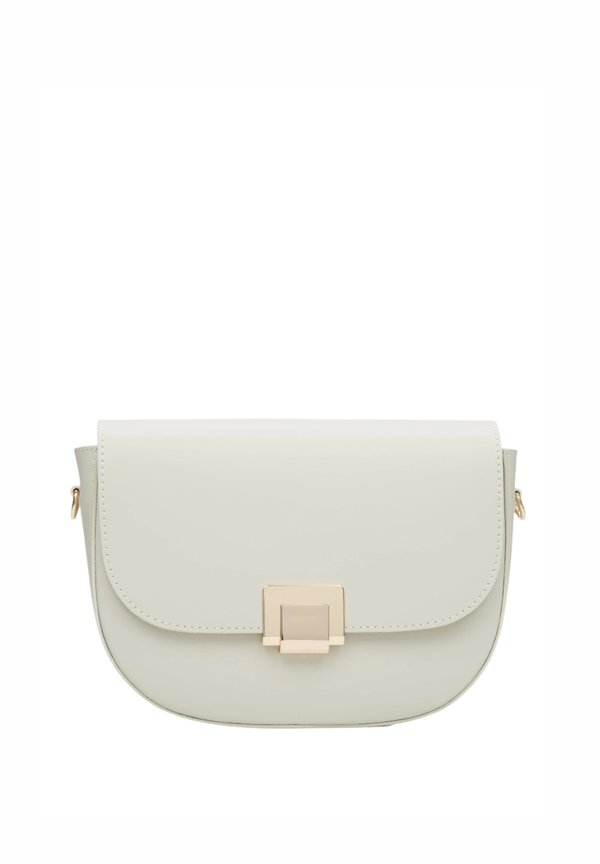 PÓŁOKRĄGŁA Z WŁOSKIEJ  - Umhängetasche - beige