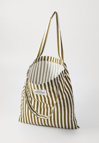Mads Nørgaard SACKY ATOMA BAG - Velika torba - martini olive/white alyssum
