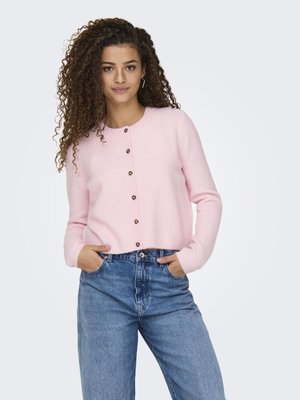 JDY JDYCHLOE LIFE LS NOOS - Cardigan - light pink