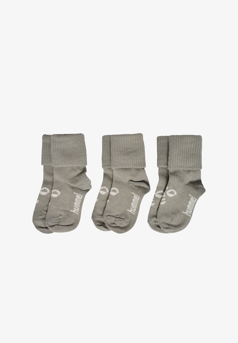 Hummel BEE 3-PACK - Socks - rock ridge/taupe - Zalando