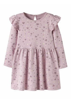 NMFBHEART - Strikket kjole - keepsake lilac