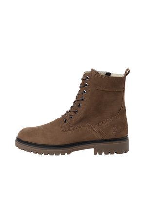 Marco Tozzi, STIEFELETTE - Lace-up ankle boots - taupe