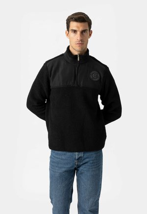 Fliisdžemper - full black