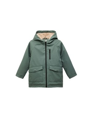 HOODED RAINCOAT - Übergangsjacke - khaki