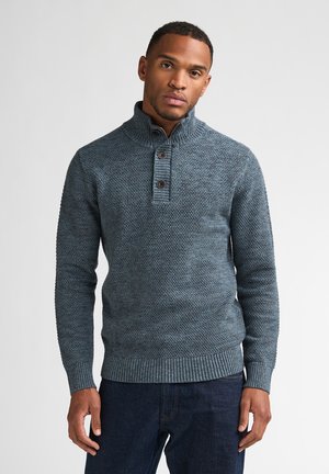 Petrol Industries, MARL KNIT MILLFIELD - Pullover - storm blue