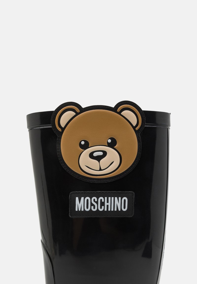MOSCHINO UNISEX - Gummistiefel - black/schwarz - Zalando.de