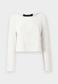 SARA BOW SEQUINS - Bluza - cloud dancer