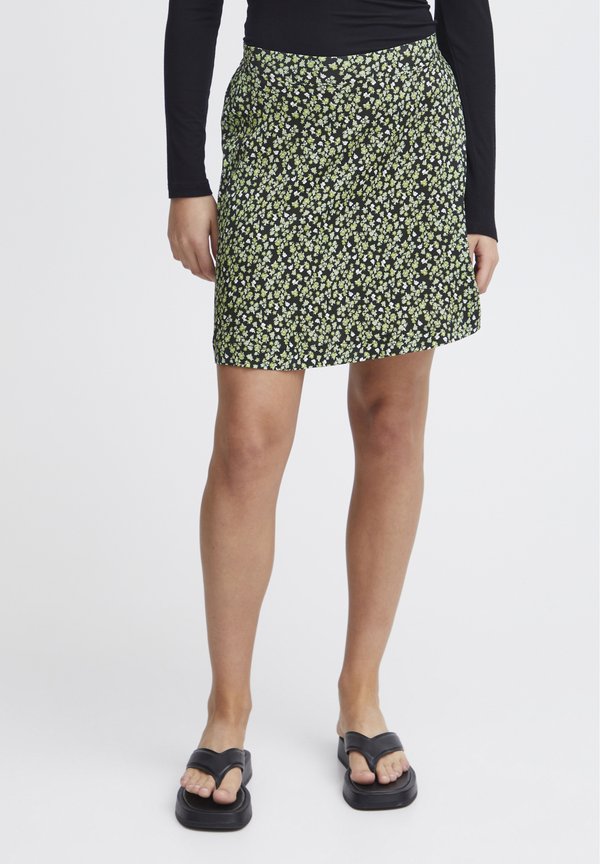 IHAYA - Mini skirt - sprucestone flower aop