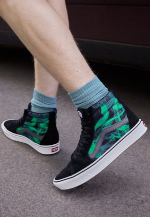 COMFYCUSH SK8-HI UNISEX - Sneaker high - after dark black/green