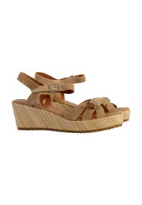 Emilie Karston ESABEL - Wedge sandals - beige