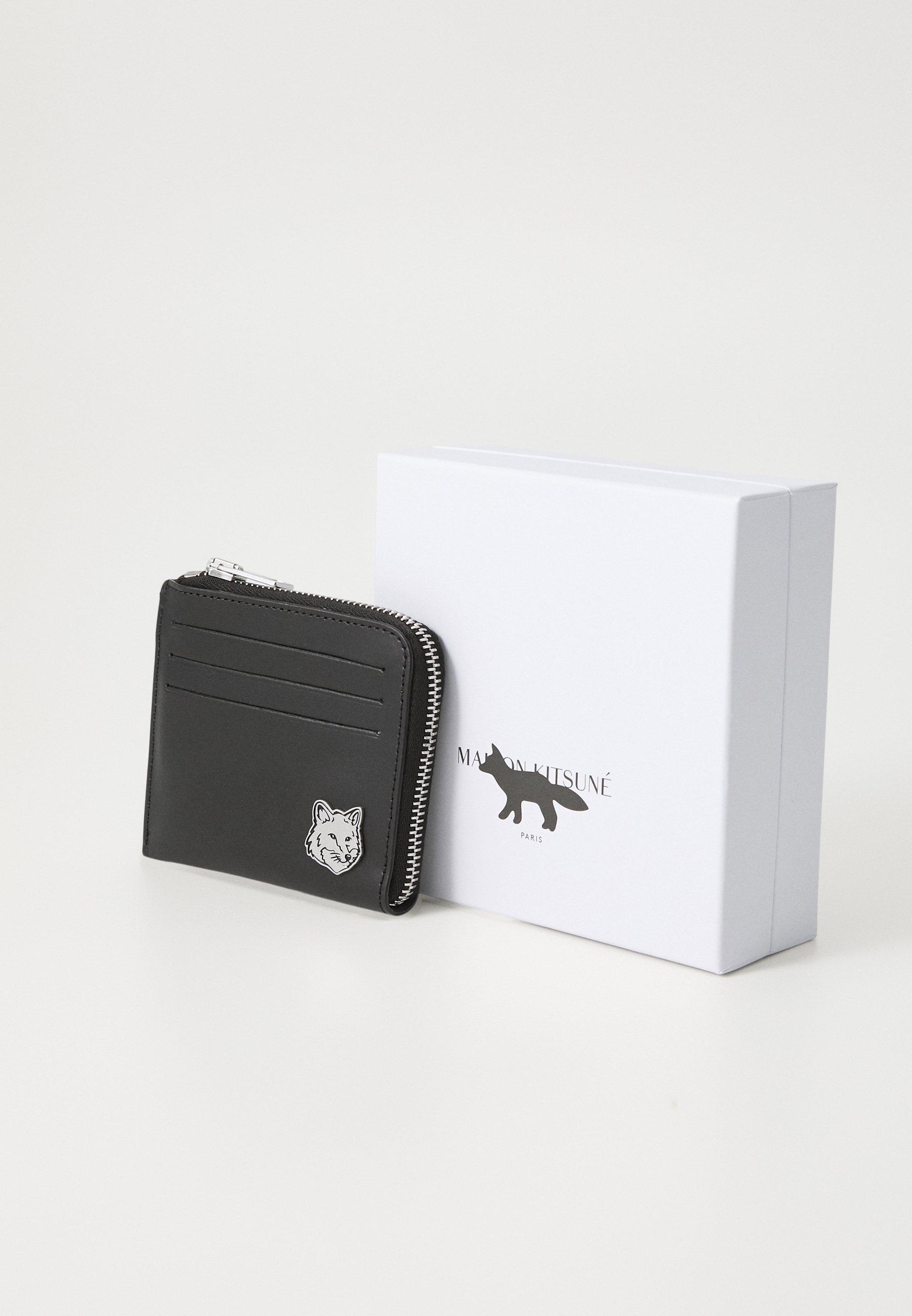 Maison Kitsuné FOX HEAD ZIPPED CARDHOLDER UNISEX - Wallet