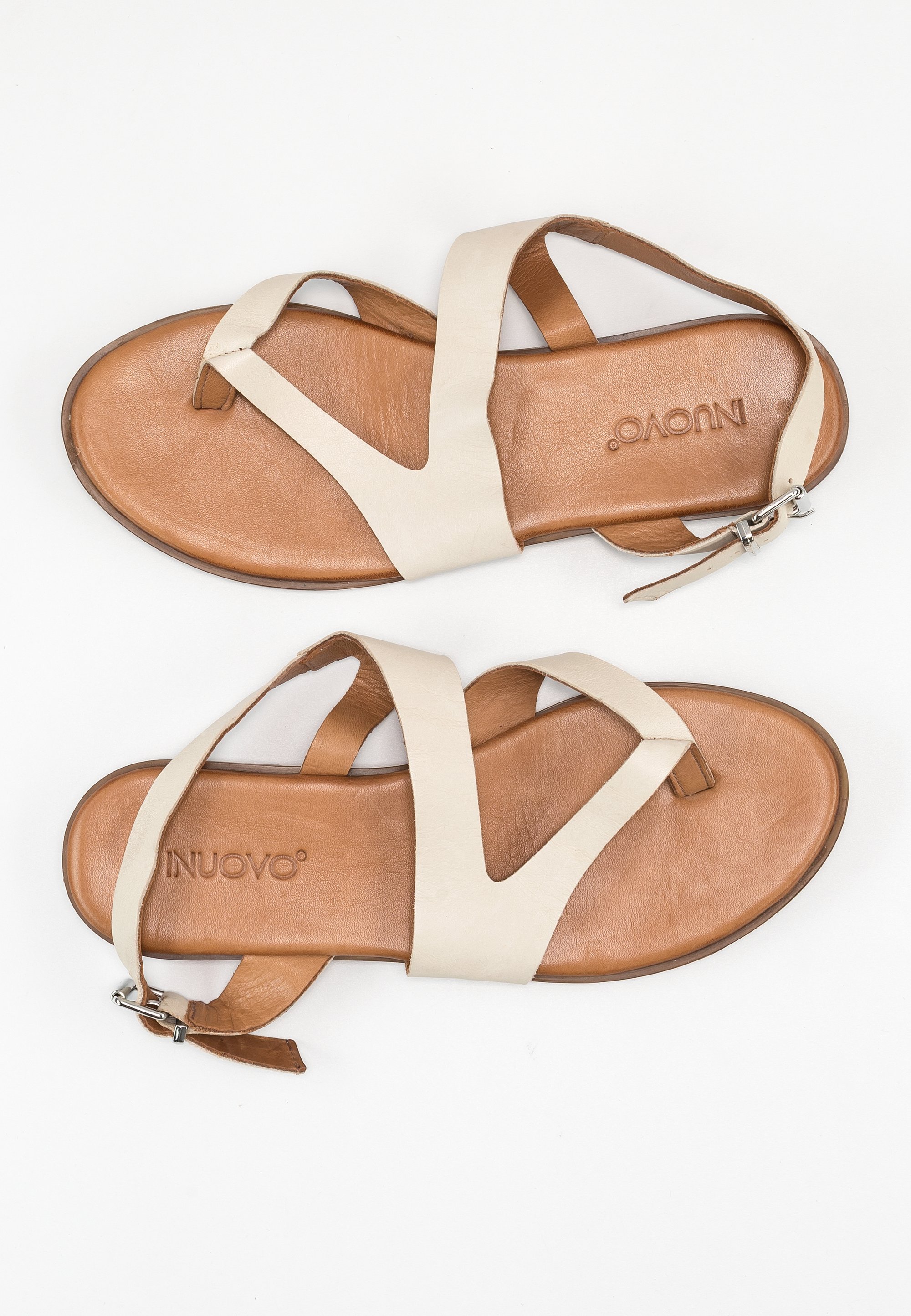 Inuovo Sandals white/beige (Pre-owned)
