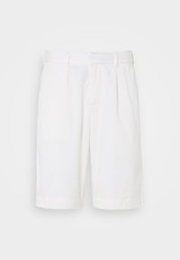 WIDE LEG PLEATED - Shorts - off white