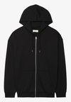 Sweater met rits - black