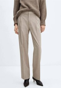 Mango Kalhoty - beige